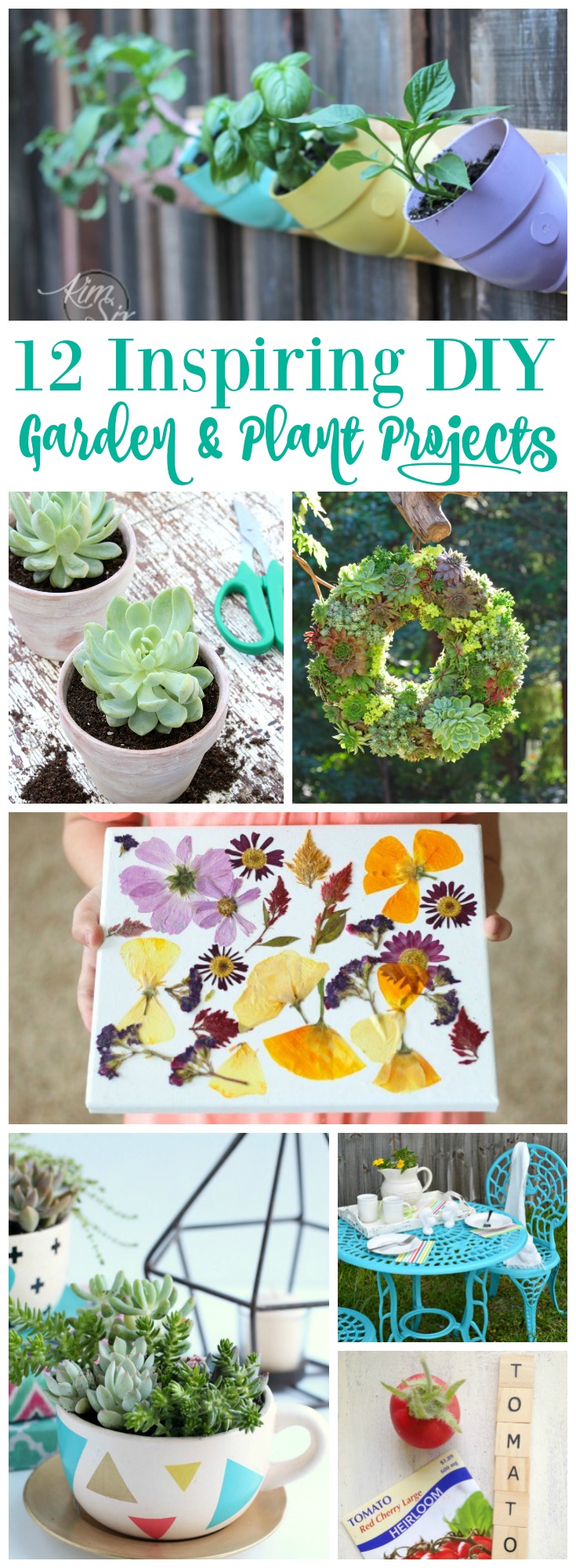 12 Inspiring DIY Garden + Plant Projects | Work it Wednesday No. 150