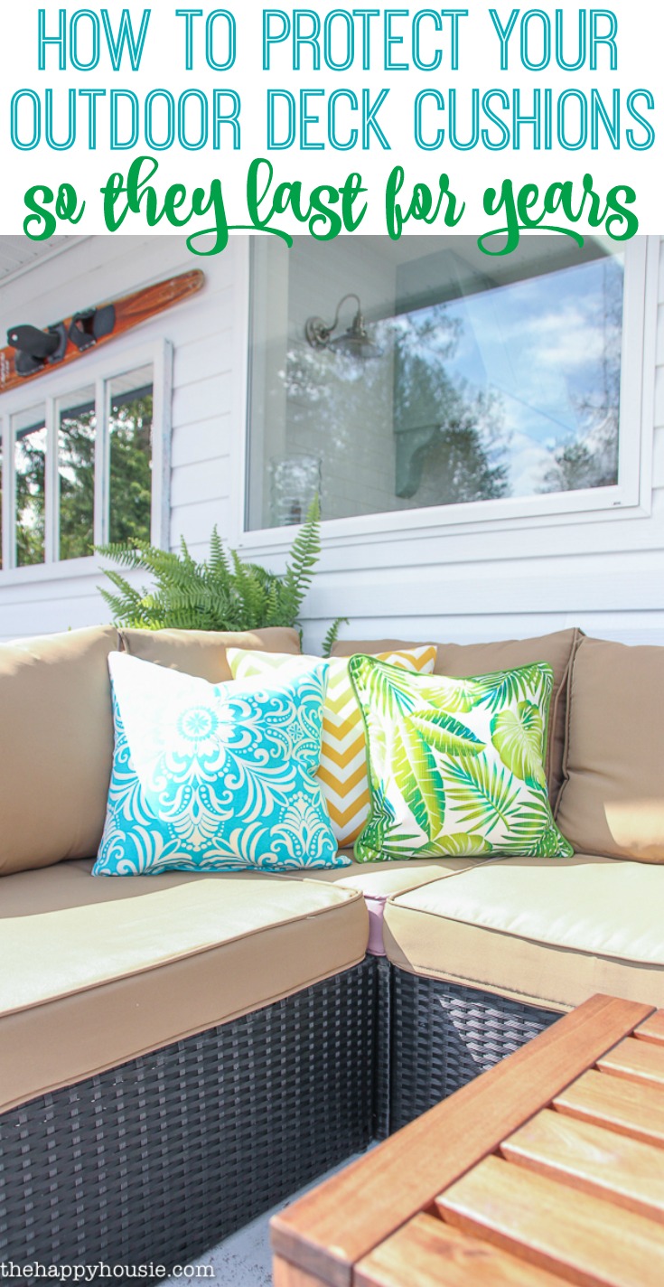 How to Protect Your Outdoor Cushions - The Happy Housie