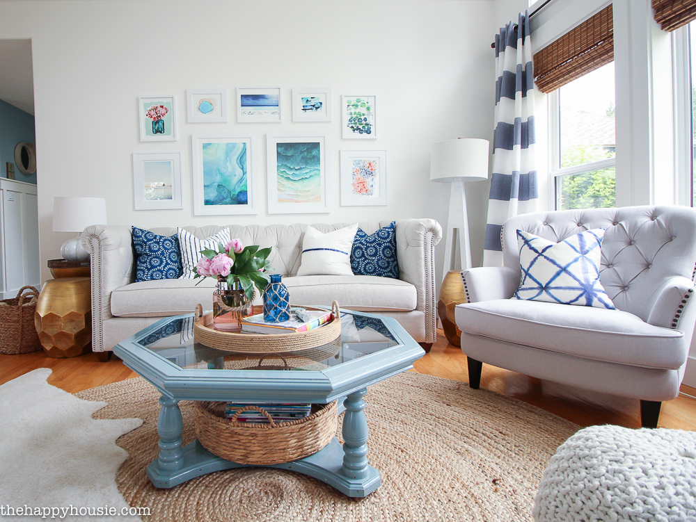 Lake House Summer Home Tour Part Two: Our Living Room ...
