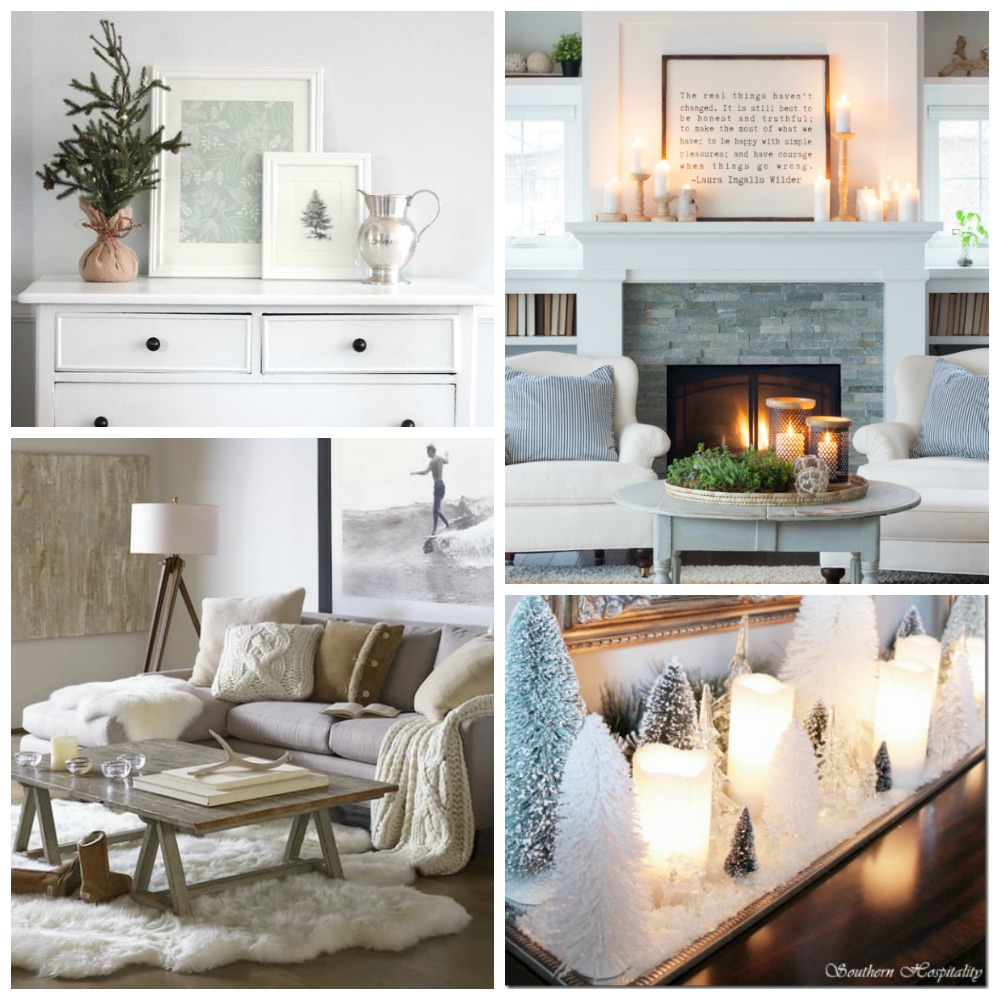 Clean Cozy Neutral Winter Decorating Ideas - The Happy Housie