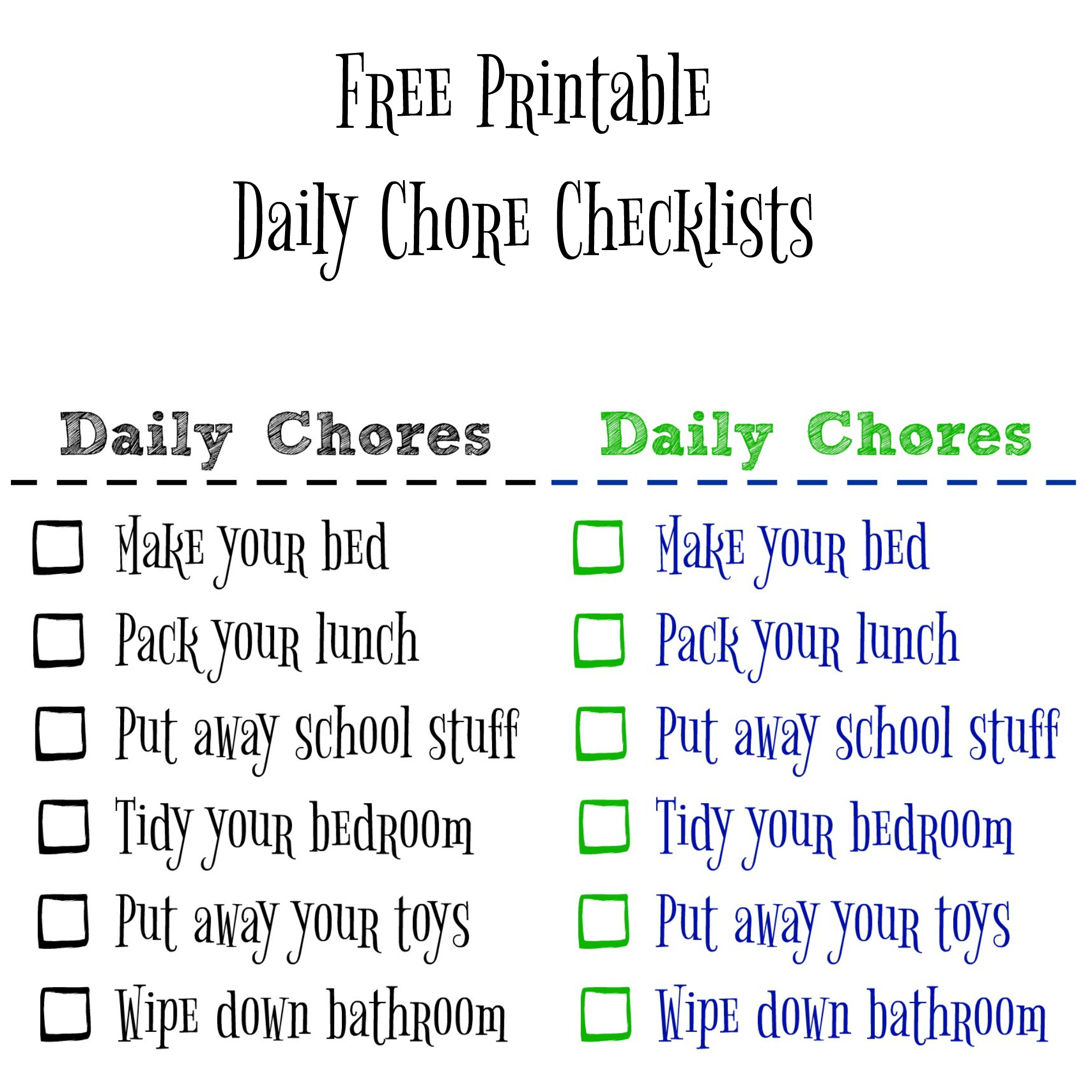 to-do-list-for-home-chores-chores-daily-weekly-chore-list-chart