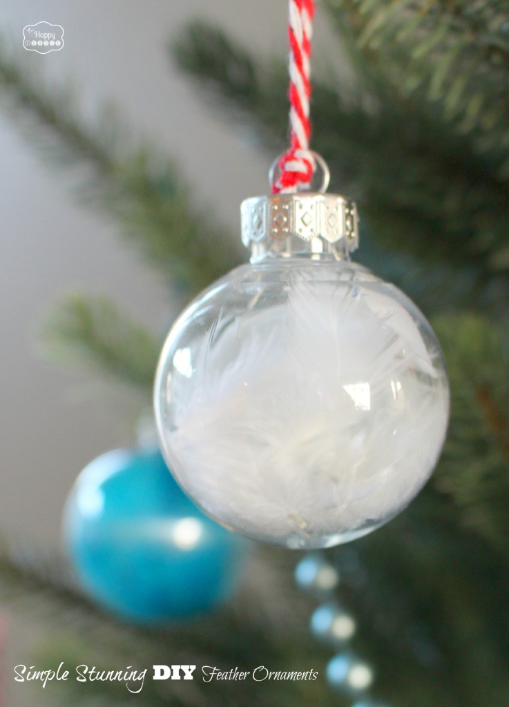 Simple Stunning Feather Ornaments
