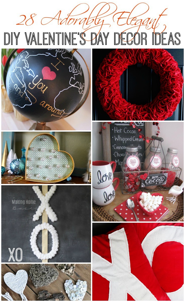 28 Adorably Elegant Diy Valentines Day Decor Ideas The Happy Housie in valentine home decor diy for Home