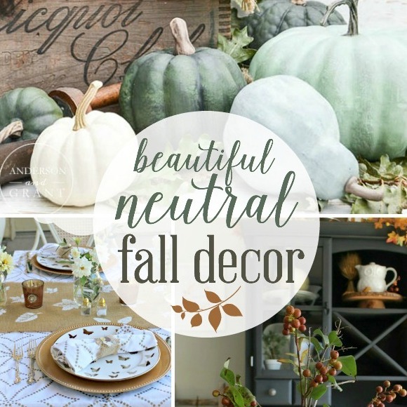 Beautiful Neutral Fall Decor Ideas The Happy Housie
