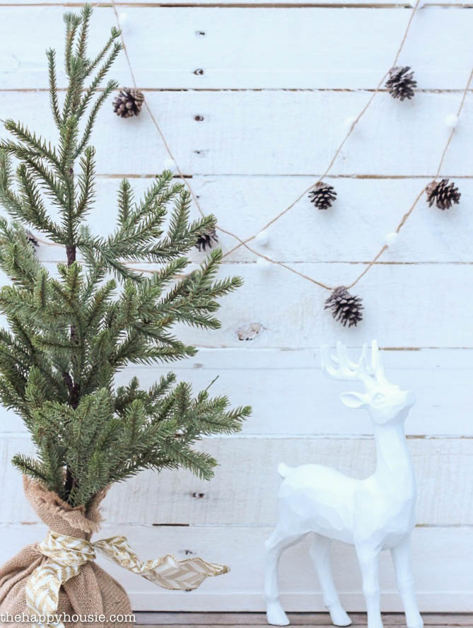 DIY Pom Pom & Pine Cone Garland for the holidays by thehappyhousie.com for Classy Clutter-5