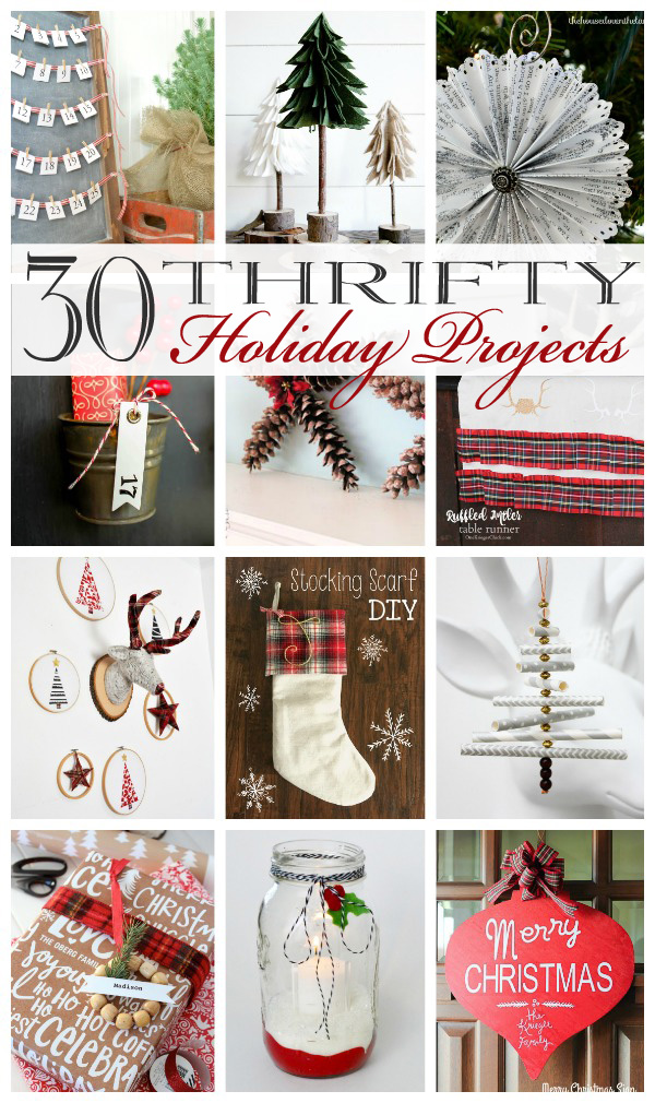 30 Incredible Thrifty Holiday Diy Projects The Happy Housie