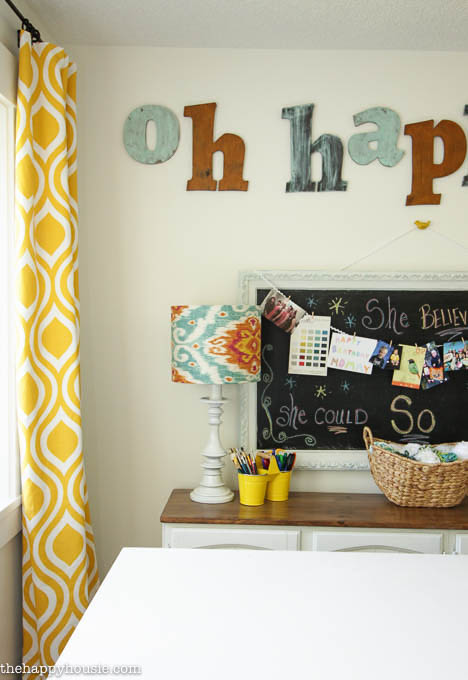 Colourful Cheery Craft Room Tour at thehappyhousie.com-24