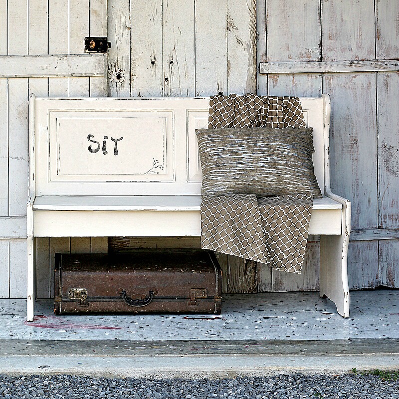 farmhouse bench