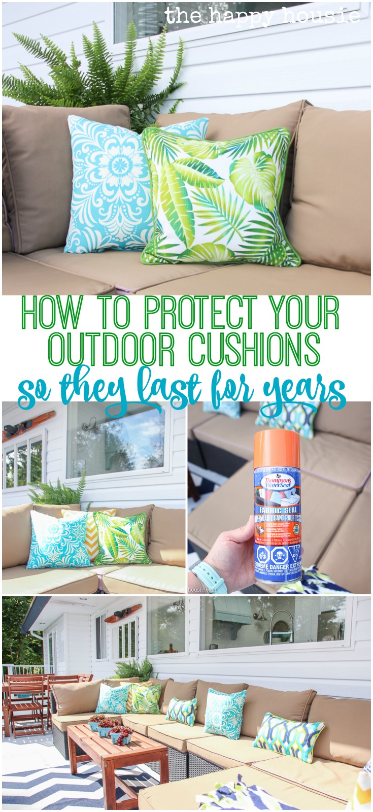 How to Protect Your Outdoor Cushions | The Happy Housie
