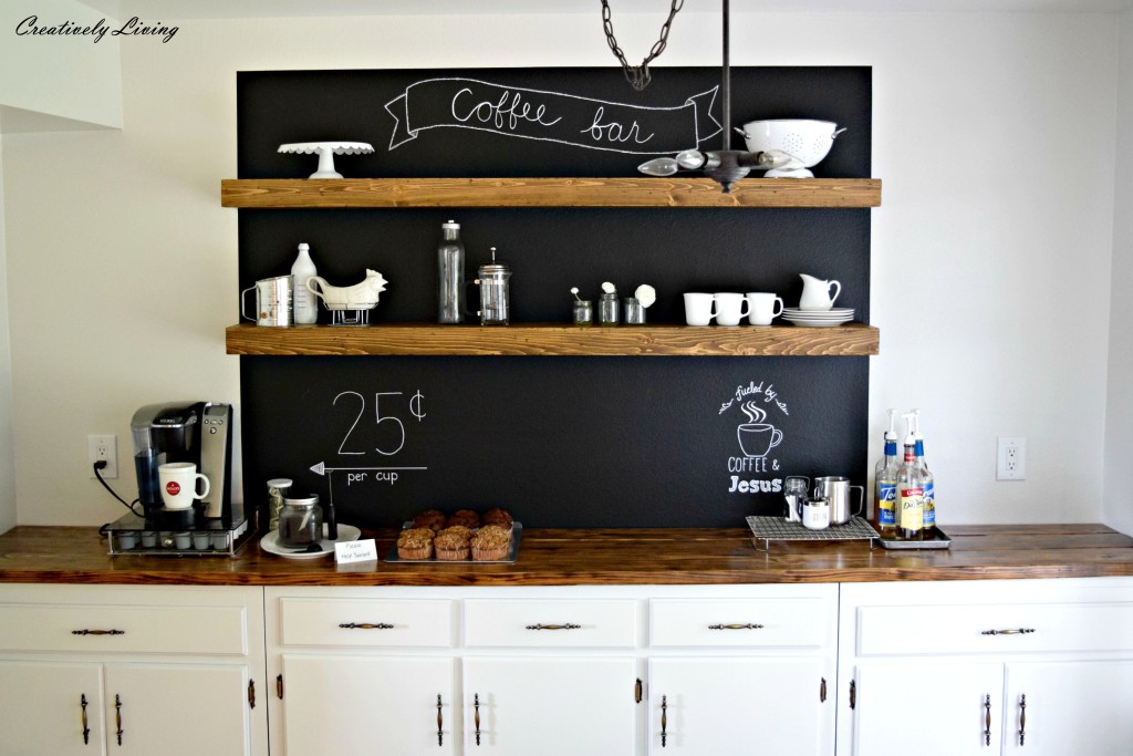 15 Fabulous Chalkboard Projects -Coffee-bar-by-Creatively-Living-1024x683