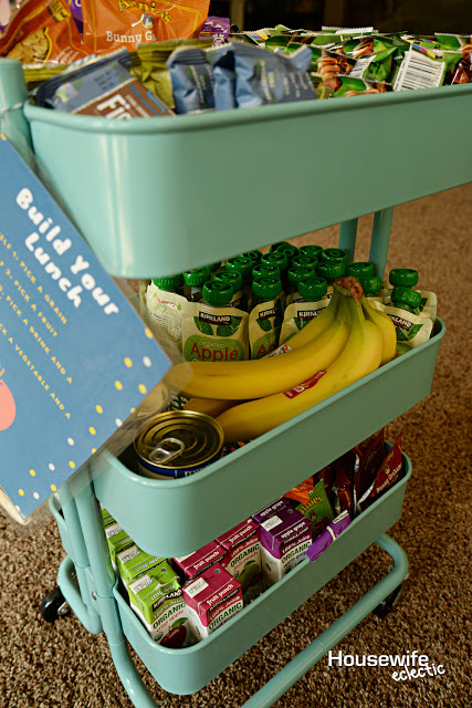 Featured at Work it Wednesday August 24 Make Your Own Lunch Cart