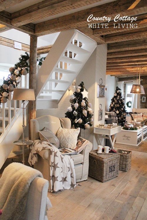 Rustic Natural Neutral Christmas Style Series The Happy Housie,Industrial Chic Industrial Style Home Decor