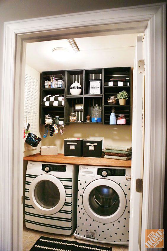 Beautifully Organized Small Laundry Rooms The Happy Housie