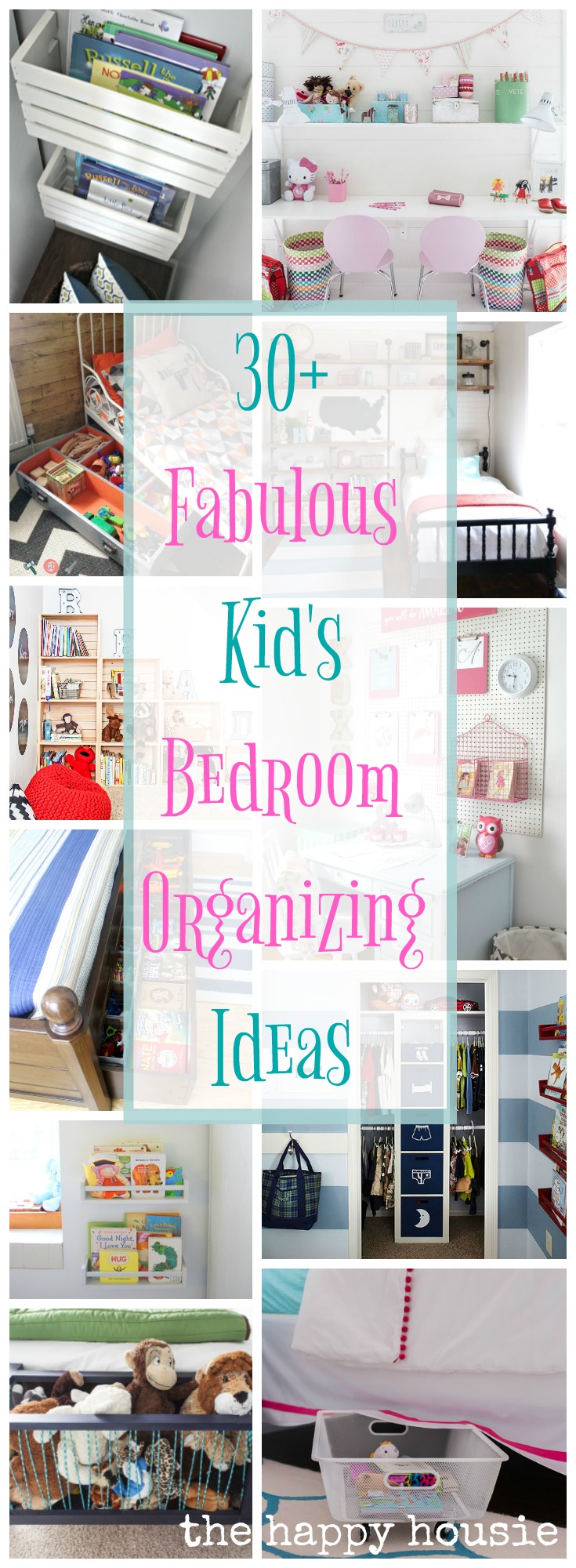 kids bedroom organization ideas