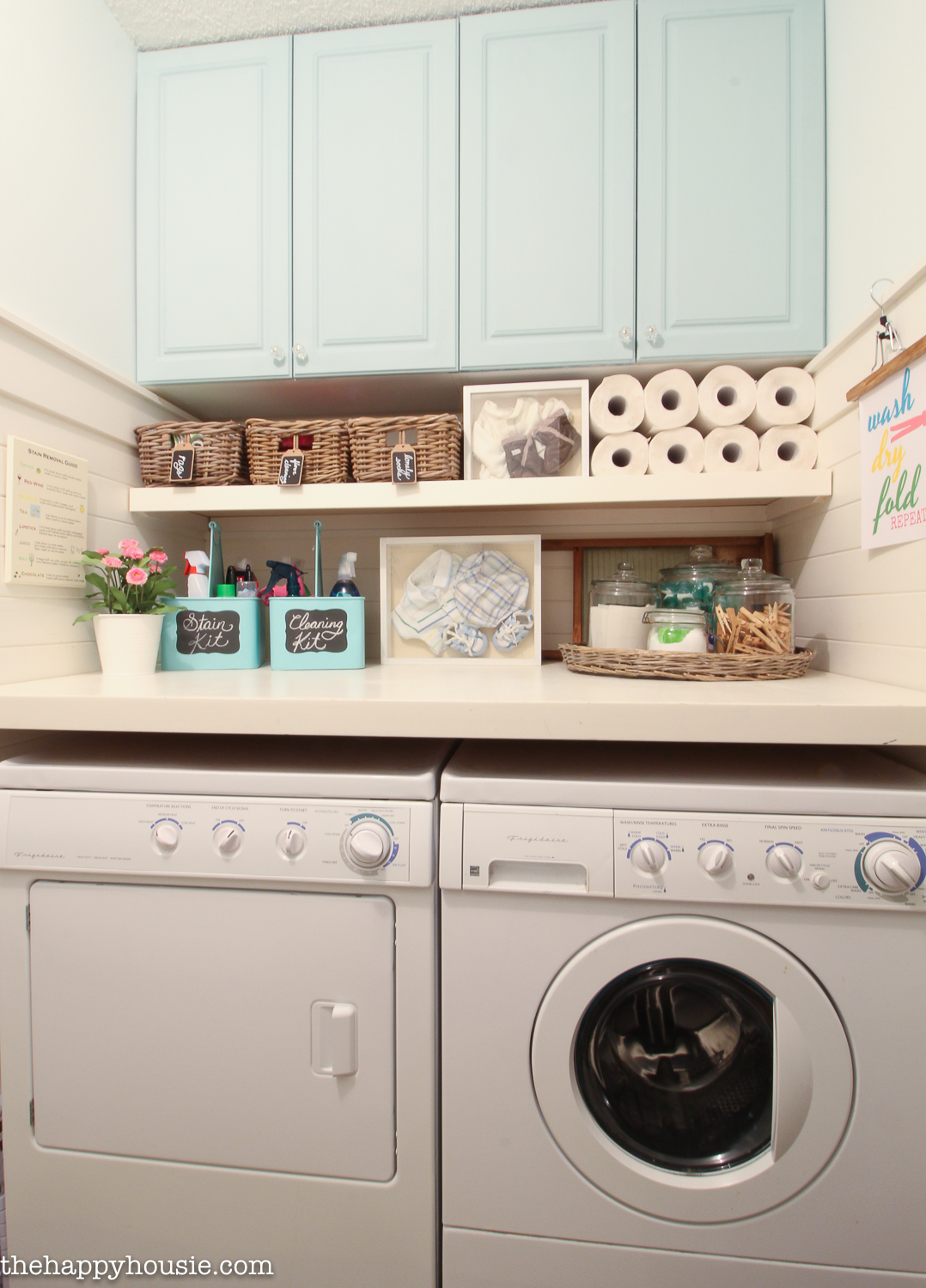 How To Completely Organize Your Laundry, Martha Stewart Laundry Room Shelving