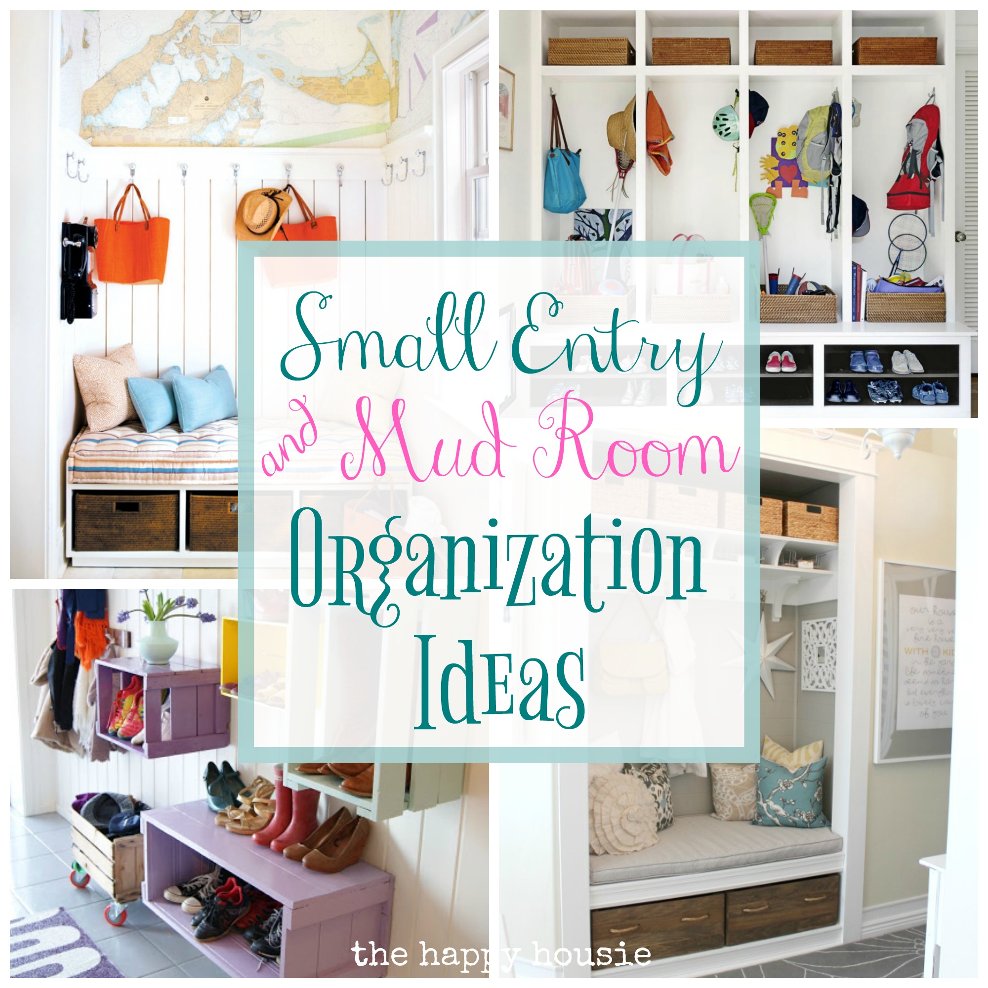 Wonderbaarlijk 30+ Organized Inspiring Small Mud Rooms & Entry Areas | The Happy HB-04