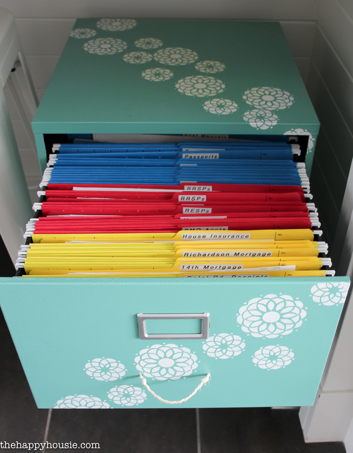 Organizing Paperwork with a Colour Coded File System | The ...