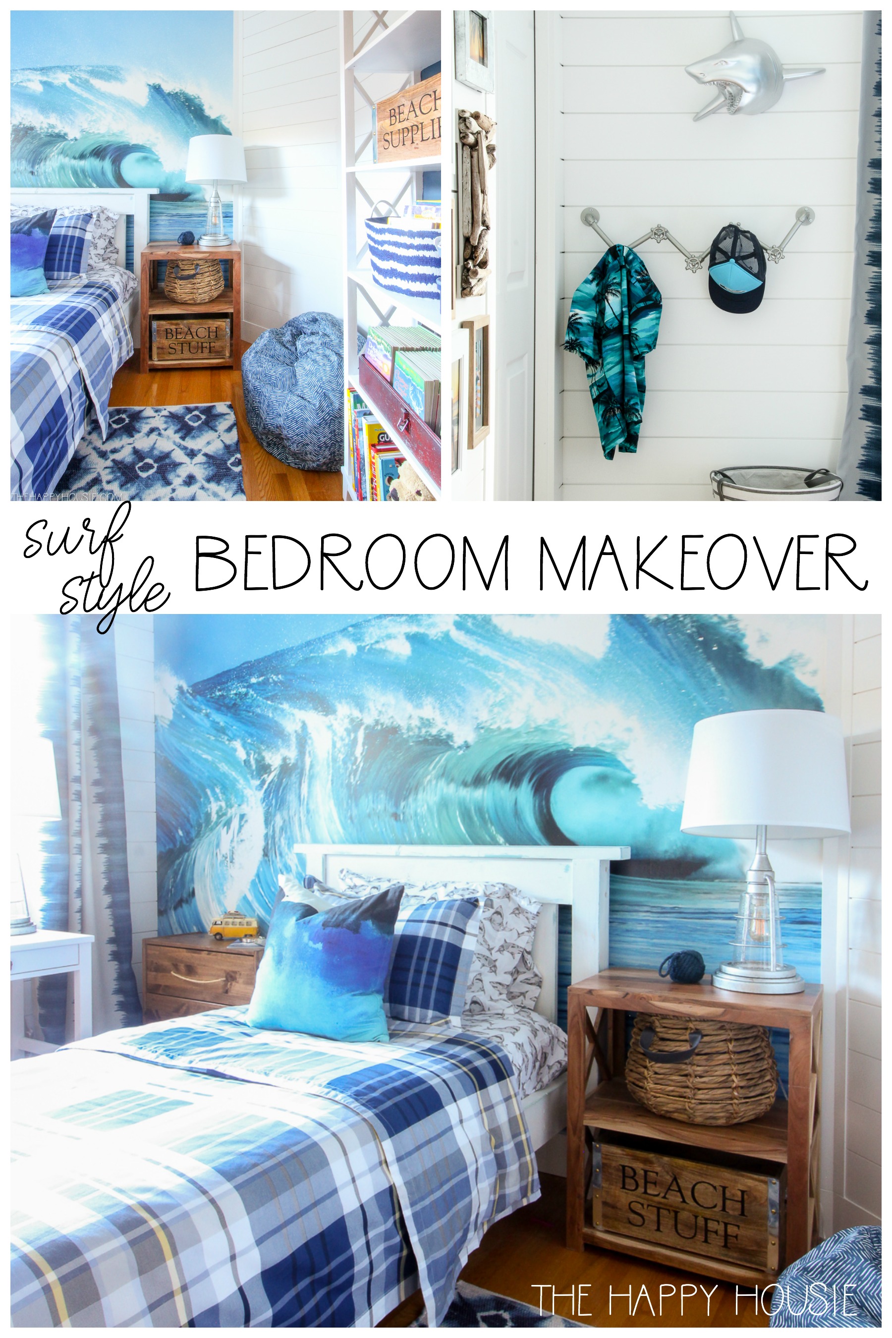 Surf Style Beachy Bedroom Makeover Reveal The Happy Housie
