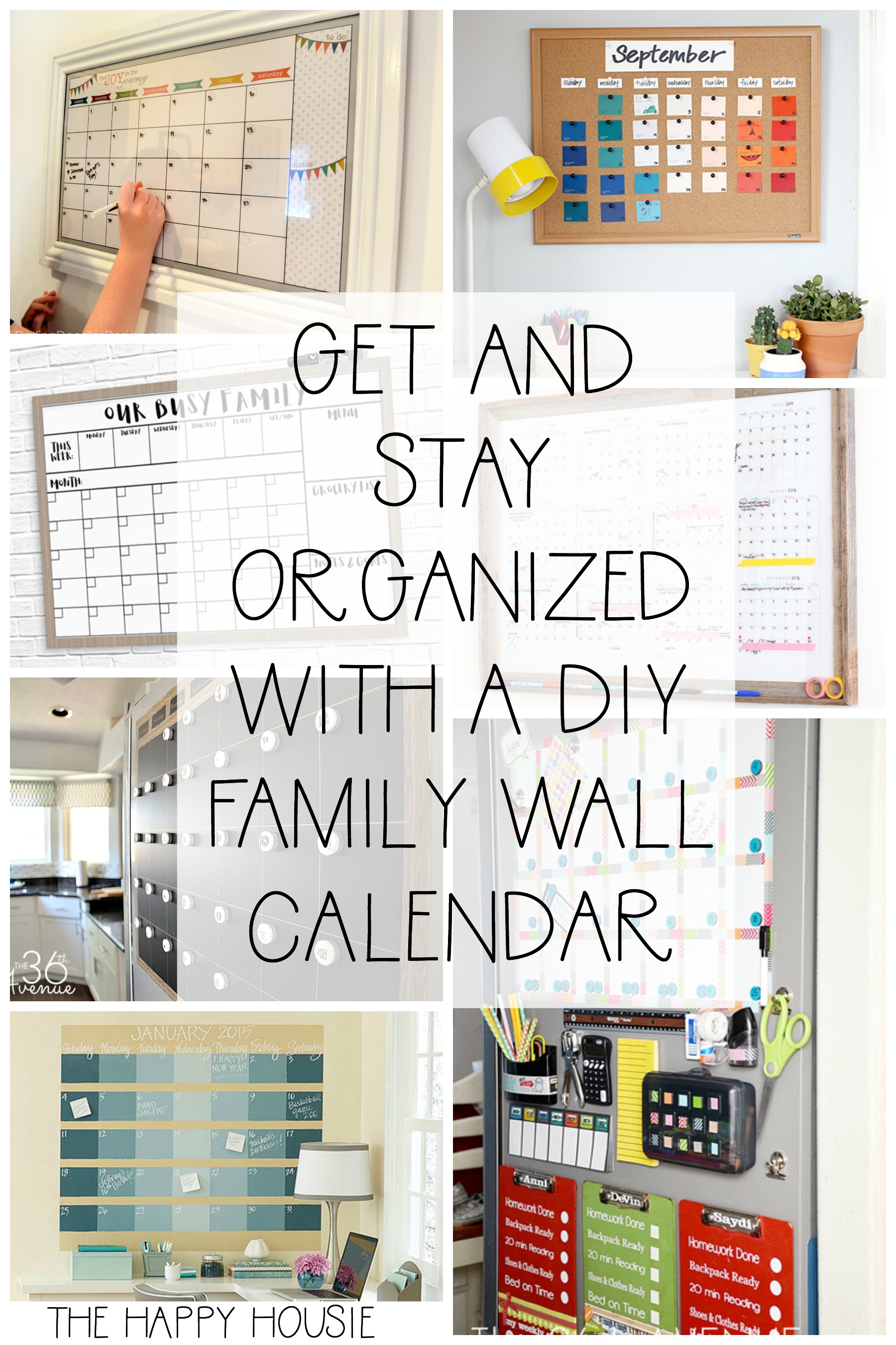 wall calendar organizer printable