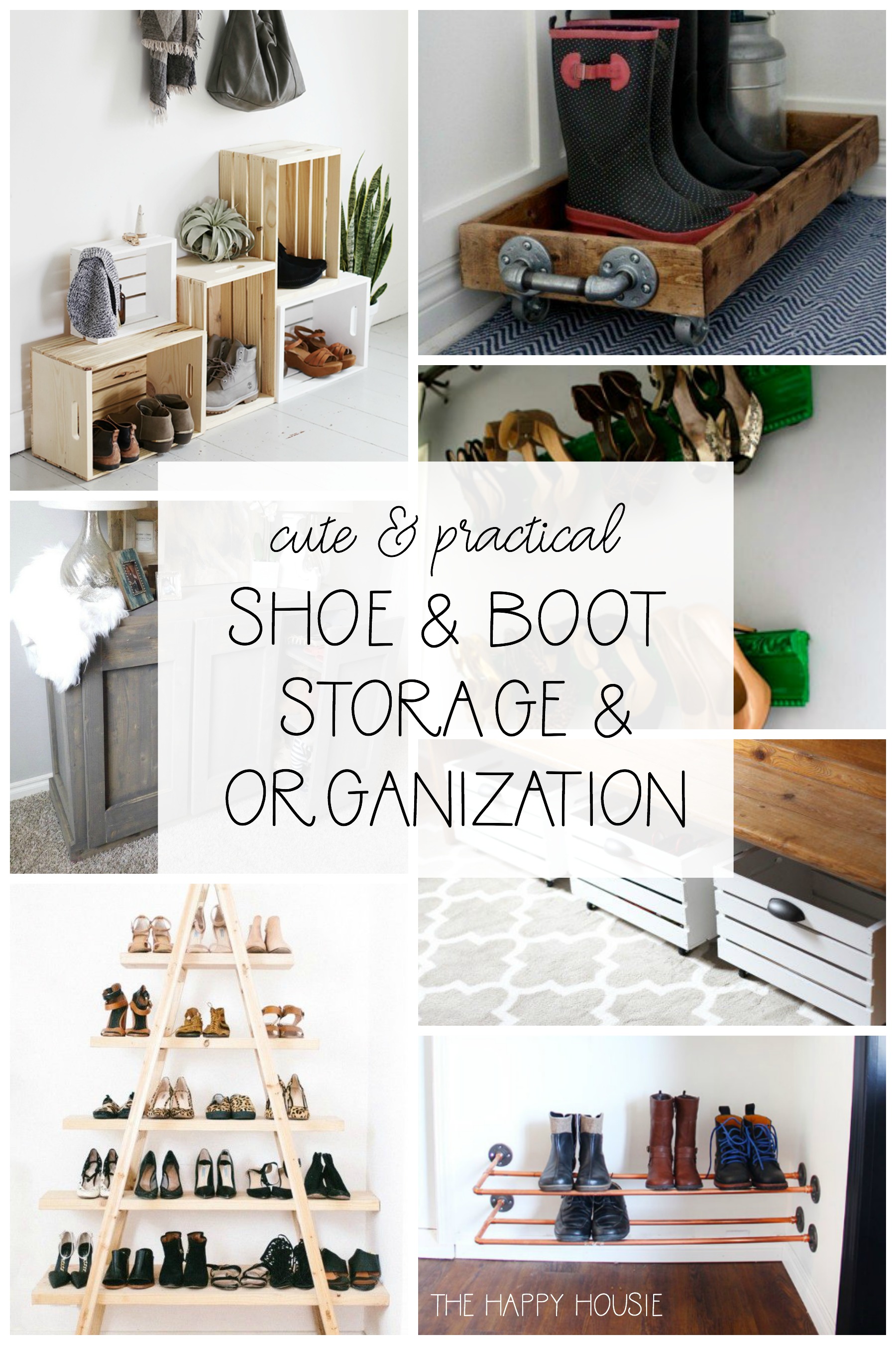 Cute Practical Diy Shoe Storage And Organization The Happy Housie