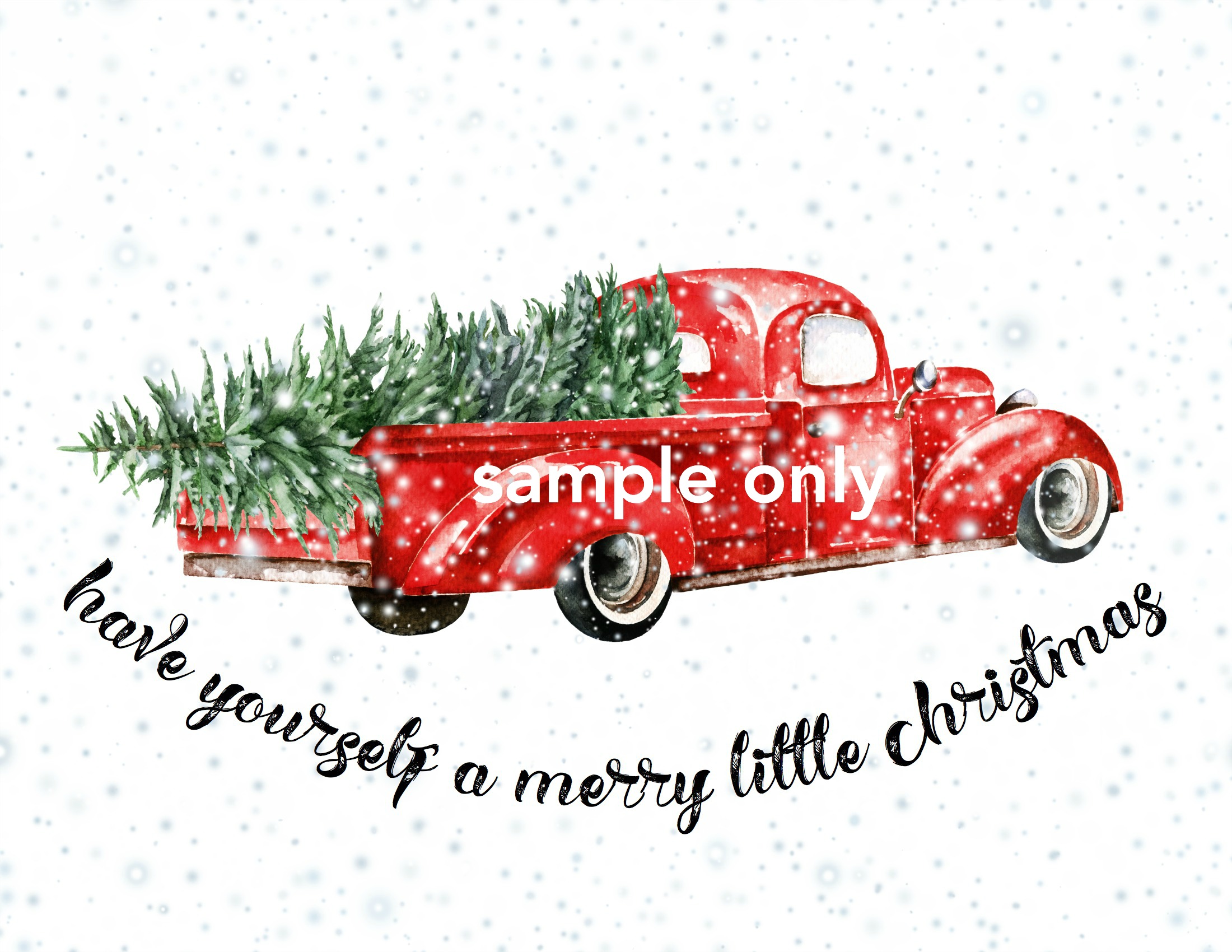 5 Free Vintage Truck Christmas Printables The Happy Housie