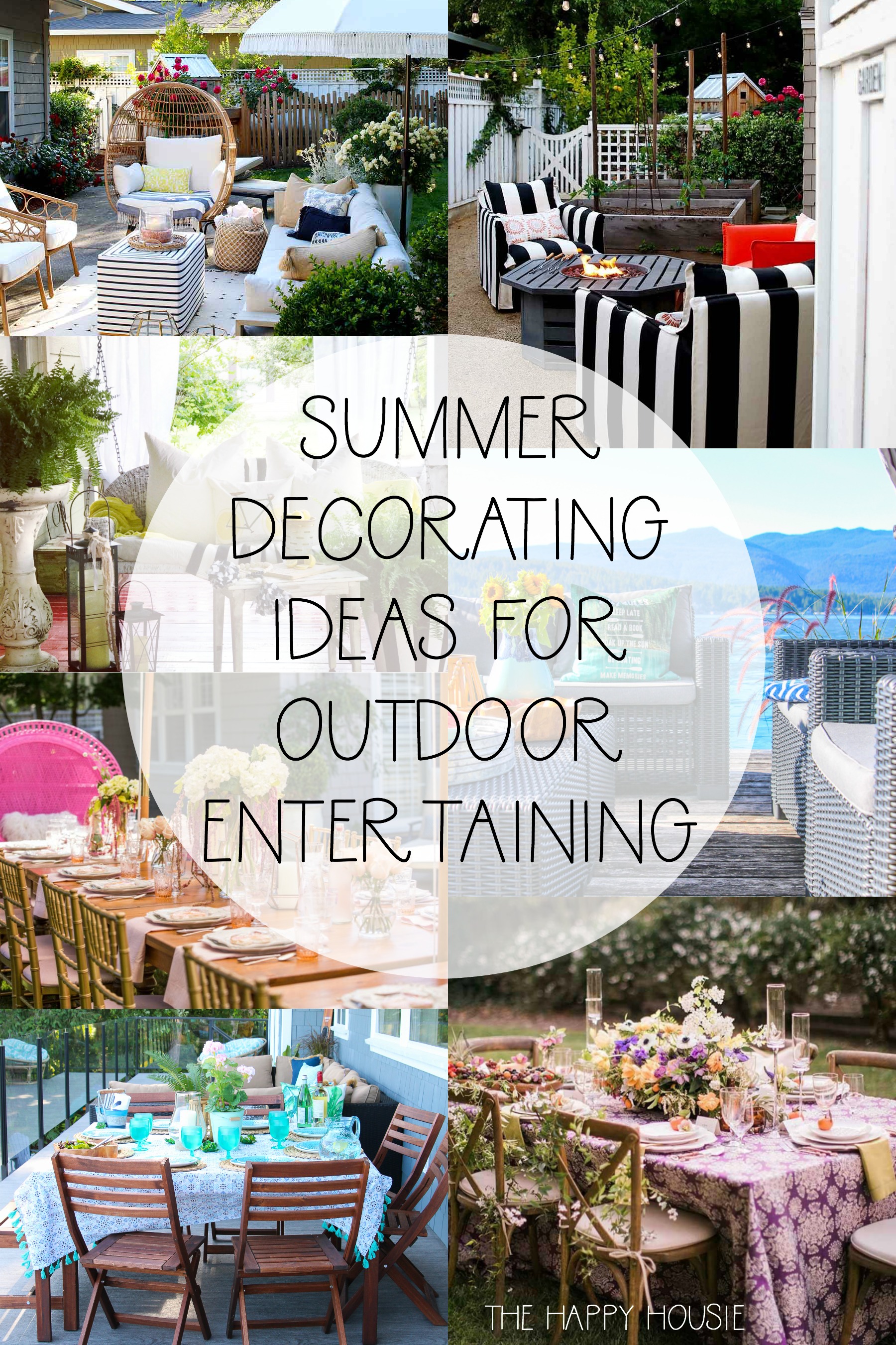 Summer Decorating Ideas For Outdoor Entertaining The Happy Housie