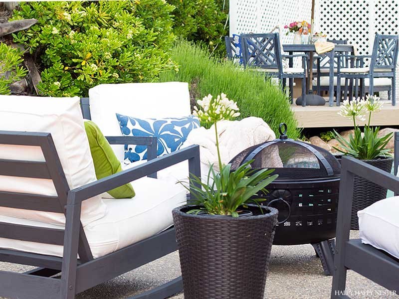10 Gorgeous Outdoor Rooms An Exciting Announcement The Happy Housie - Used Outdoor Furniture Kamloops