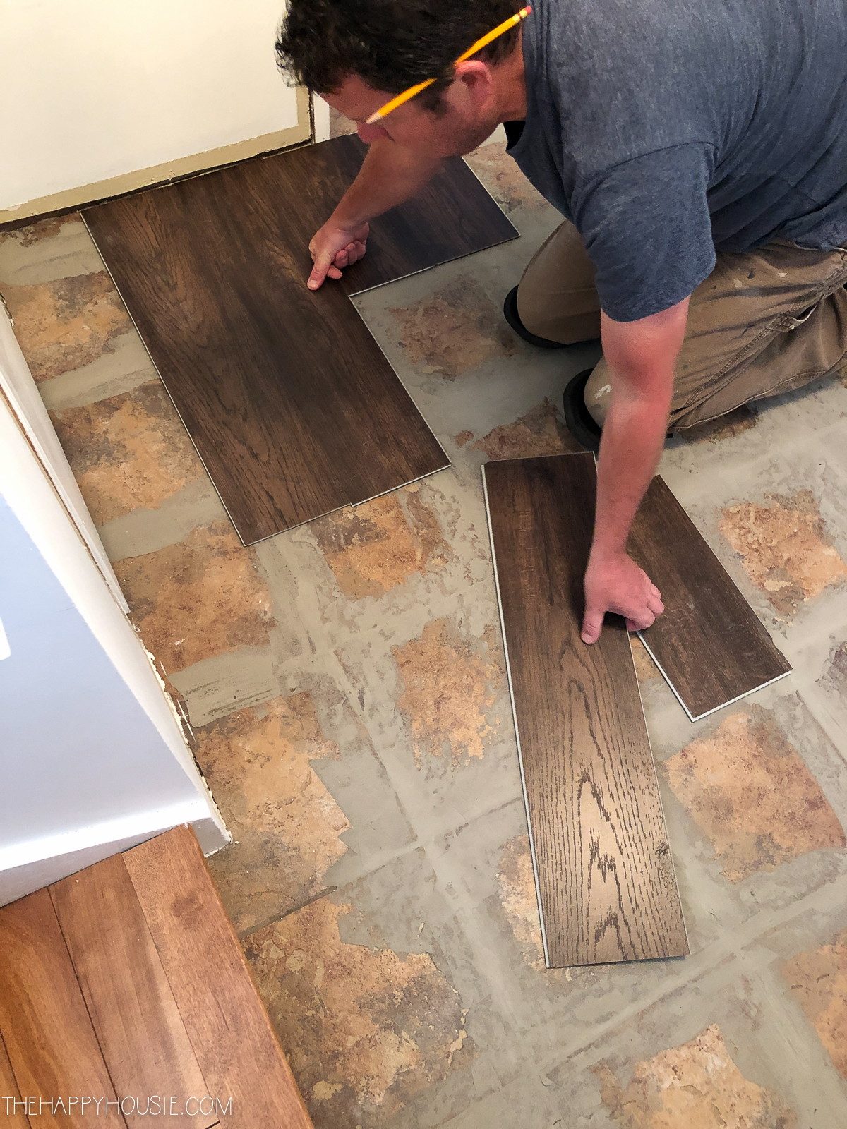 Install Vinyl Plank Over Tile Floors, How To Install Carpet Tiles Over Vinyl Floor